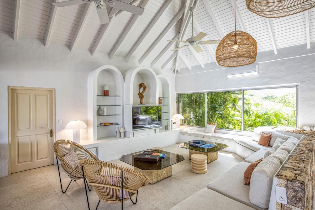 10 Location villa Terres Basses Saint Martin_salon